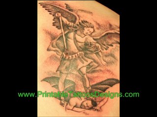 angel and devil tattoos