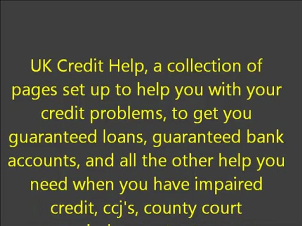 bankrupts can usually get a guaranteed bank account