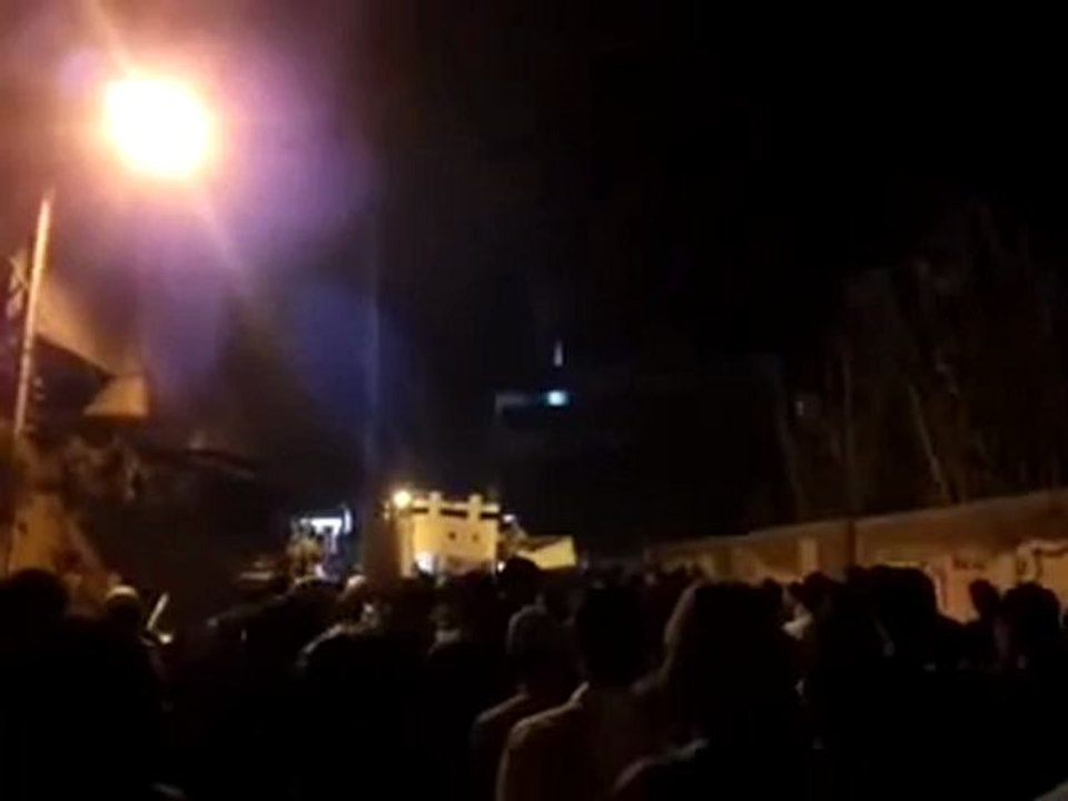 فري برس ريف دمشق زملكا مظاهرة مسائية حاشدة قائدنا للأبد سيدنا محمد 23 4 2012 Damascus