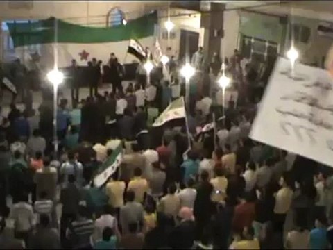 فري برس ريف حلب دارةعزة الحرة مظاهرة مسائية رائعة 23 4 2012 ج1 ALeppo