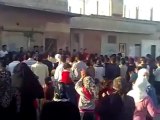 فري برس درعا إنخل مظاهرة صباحية نصرة لحرائرنا المعتقلات وللمدن المنكوبة 23 4 2012 Daraa
