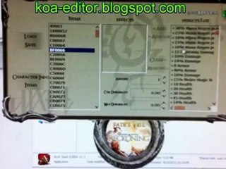 Kingdoms of Amalur Save Editor v1.1 [XBOX 360, PS3  PC]