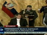 Presidente Correa realiza una oxigenación de gabinete