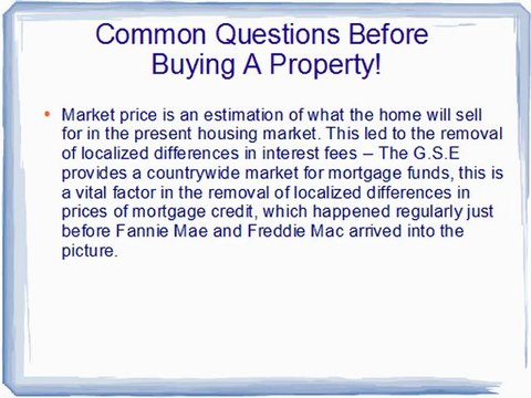 Common questions before buying a property !