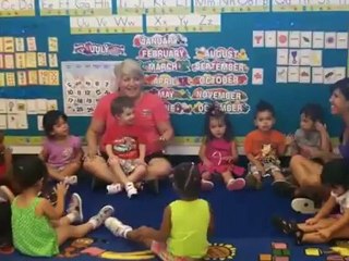 First School La Quinta 2 year olds - Choo Choo Song - Circle Time