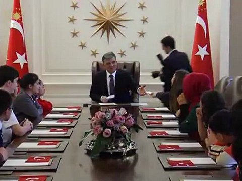 23 Nisan Ulusal Egemenlik ve Çocuk Bayramı programı çerçevesinde Şehit ve Gazi Çocukları kabulü