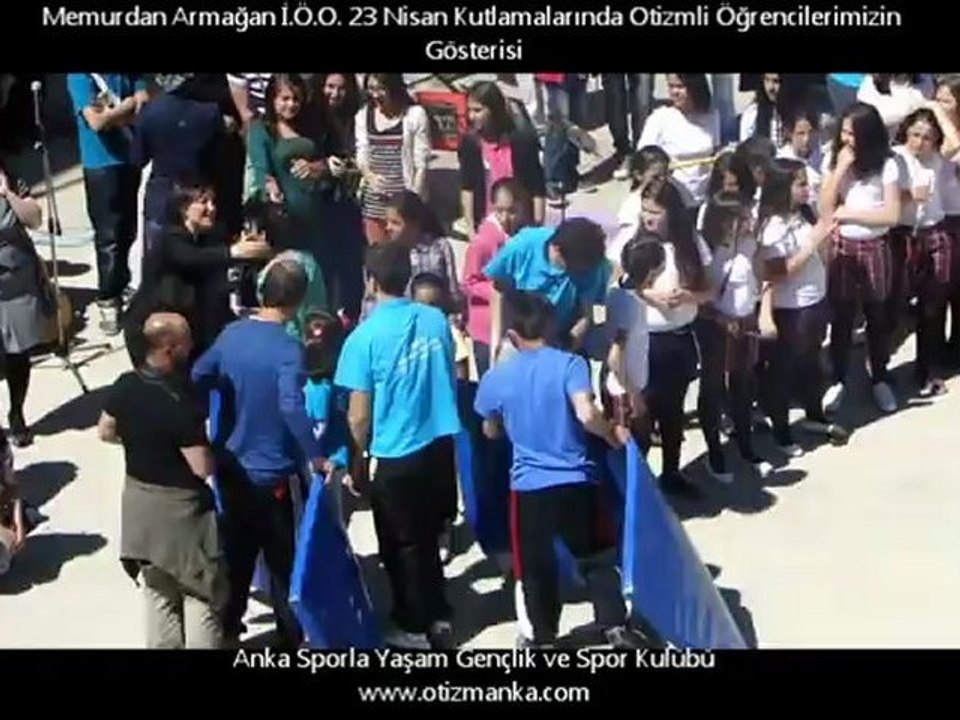 23 Nisan'da otizmli çocuklardan cimnastik şov...