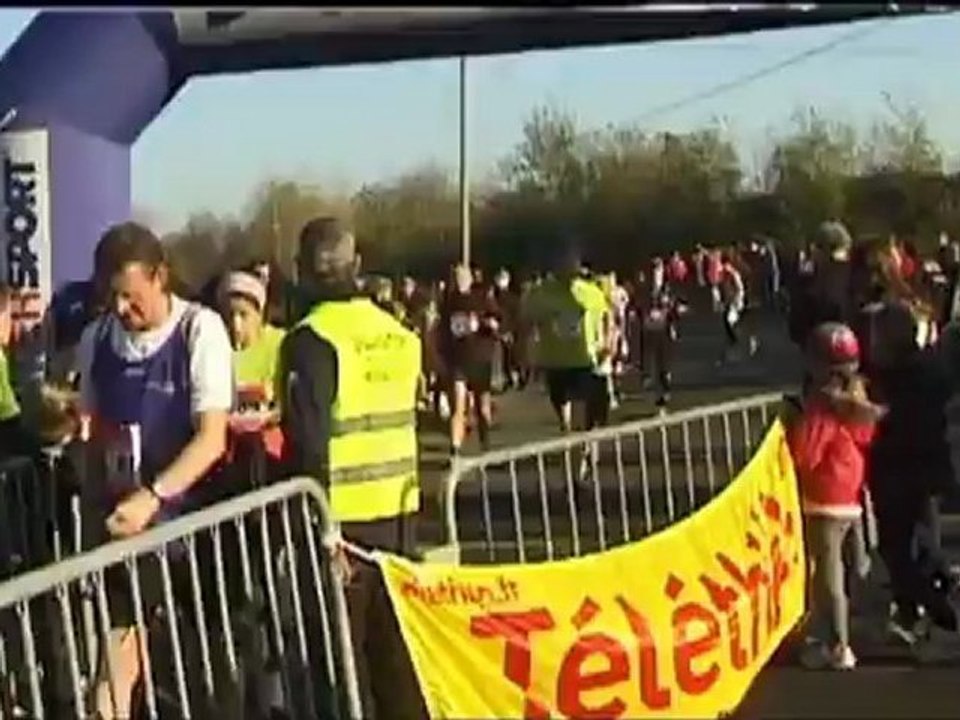 TELETHON 2011 : Les foulées de la Sainte Catherine à Menneville (Pas de Calais - 62)