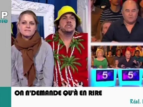 Zapping télé du 24/04/12 - Rachida Dati s'affiche avec une énorme feuille de cannabis dans le dos !