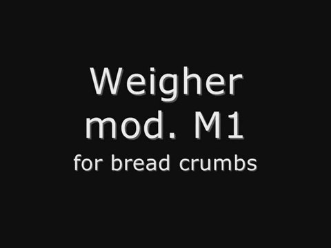 TECHNO D - Weigher for breadcrumb, rice, legumes, candies, sliding powders