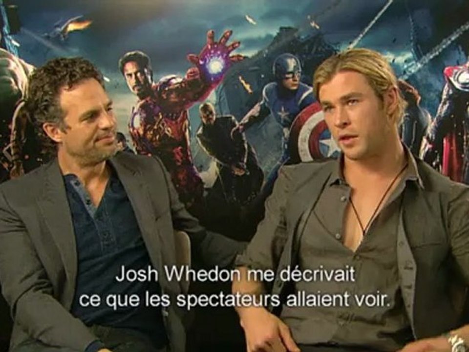 Interview exclu de Chris Hemsworth et Mark Ruffalo - Avengers