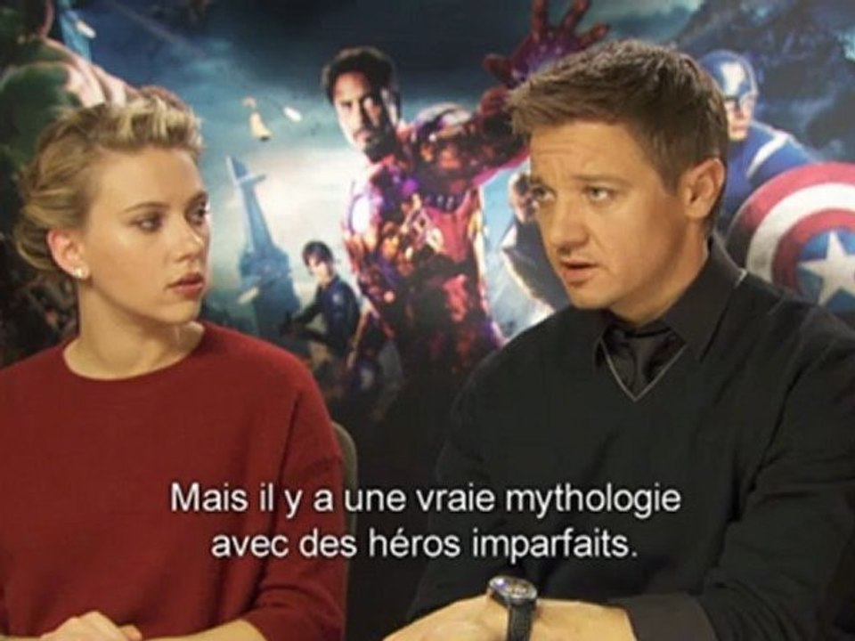 Interview exclu de Scarlett Johansson et Jeremy Rener – Avengers