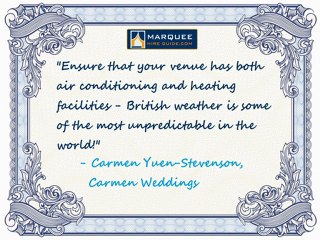 Marquee Hire Guide's Quick Tip Clip #13 – Carmen Weddings