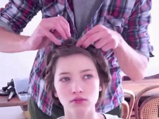 La natte couronne - la leçon de Fred - tuto coiffure