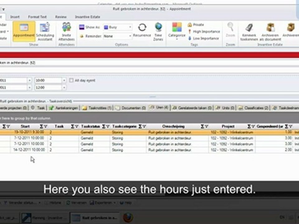 Project Management within Microsoft Outlook