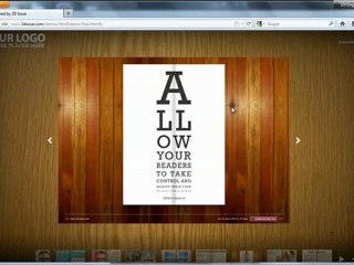 zoom settings of 3D Issue 5.1 digital magazine software