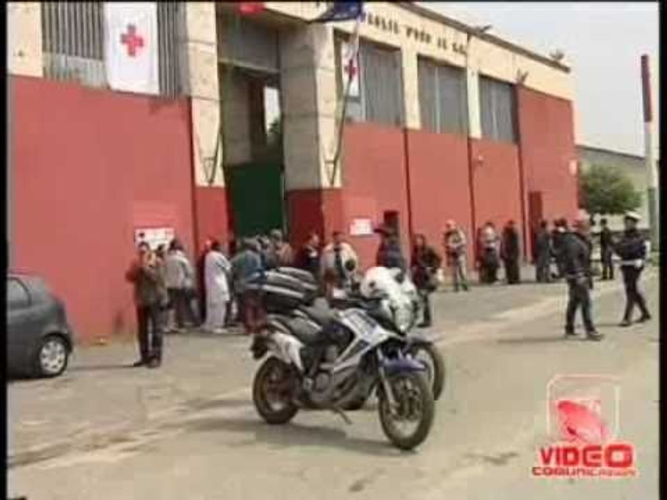 Santa Maria C.V. - L'arrivo dei migranti da Lampedusa