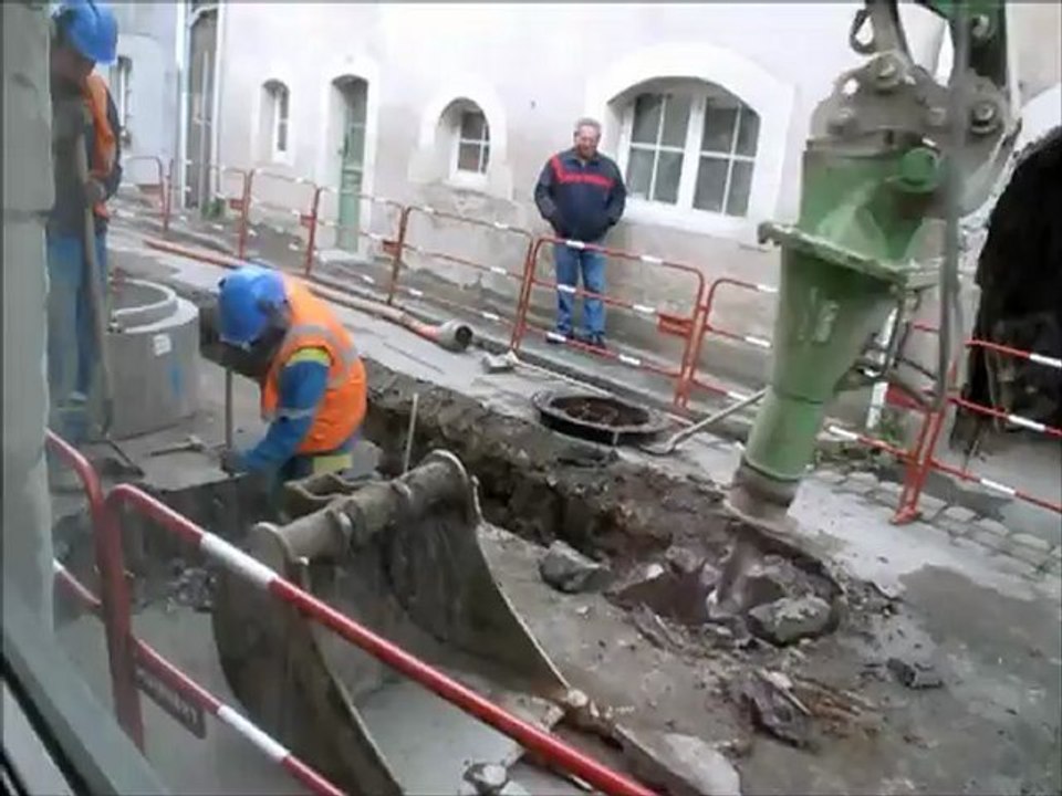 Les travaux de la rue