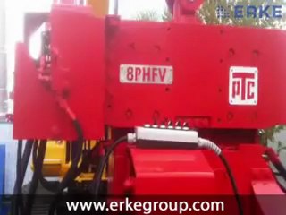 Erke Group, PTC 8 PHFV Ekskavatöre Monte Palplanj Vibro