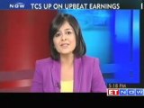 TCS stock up 10%  in trade on upbeat earnings