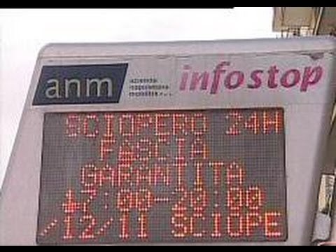 Napoli - Sciopero del trasporto pubblico