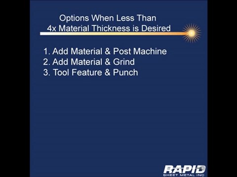 Rapid Sheet Metal - Tech Tip Forming Basics