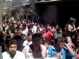 فري برس ادلب كفرنبل تغني أغنية جرجناز تضامنا معها24 4 2012ج2 Idlib