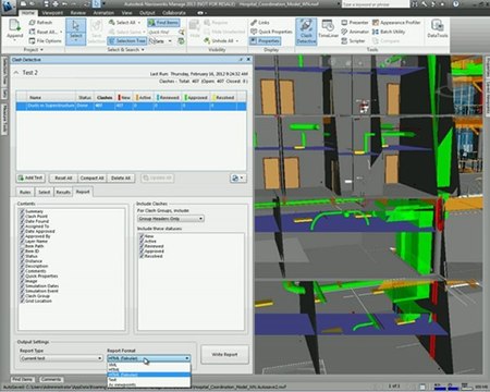 Autodesk Navisworks 2013 - Simulation Clash Enhancements