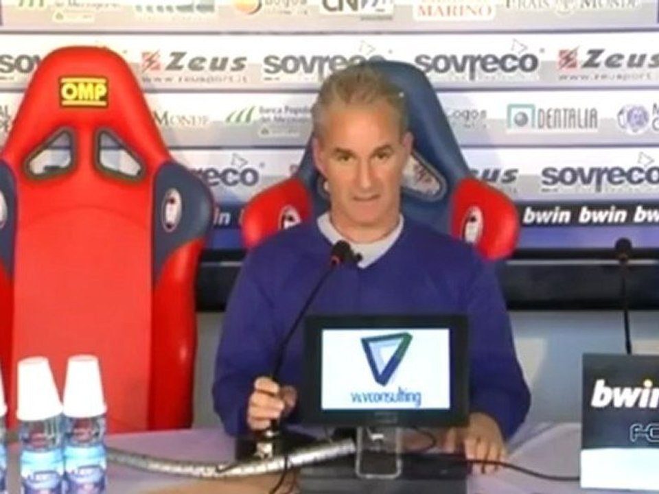 Fc Crotone | Sala Stampa, Drago e Sansone alla vigilia della Reggina