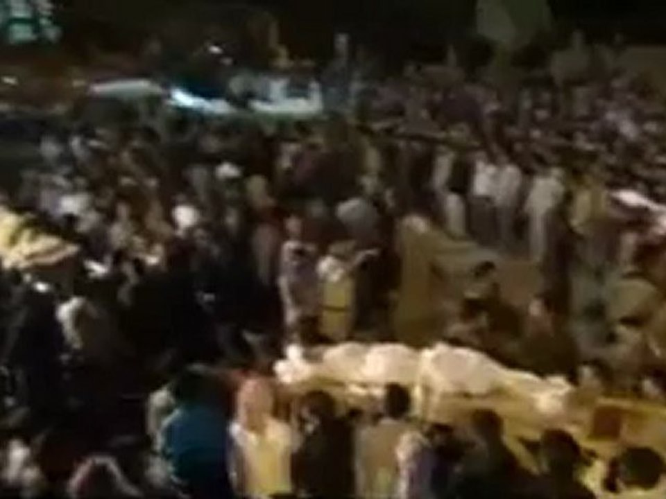 فري برس ادلب جرجناز تشيع  شهداء المجزرة 23 4 2012 Idlib