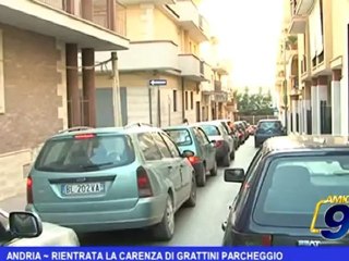 Andria | Rientrata la carenza di grattini parcheggio