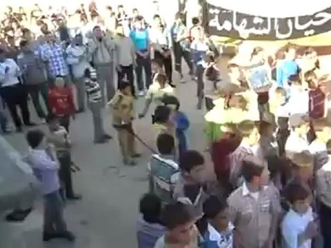 فري برس ريف حلب حيان مظاهرةحاشدة 23 4 2012 ج2 Aleppo