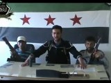 فري برس حمص كتيبة الفاروق في الرستن إنشقاق الشرطي زياد قاسم هلال23 4 2012 Homs