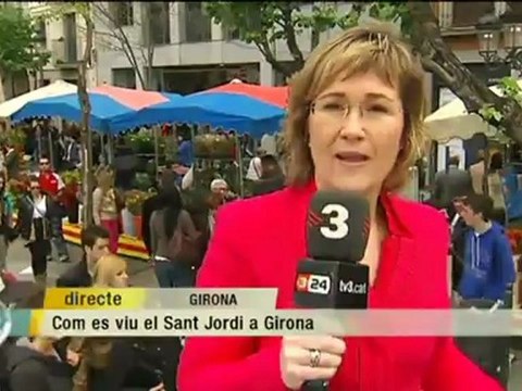 TV3 - Els matins - Actuació Anna Roig i L'ombre de Ton Chien, lectura i llibres, i actuacio de La C