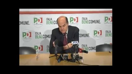 Bersani - Al vertice con Monti si è parlato di lavoro e non di frequenze tv (18.04.12)