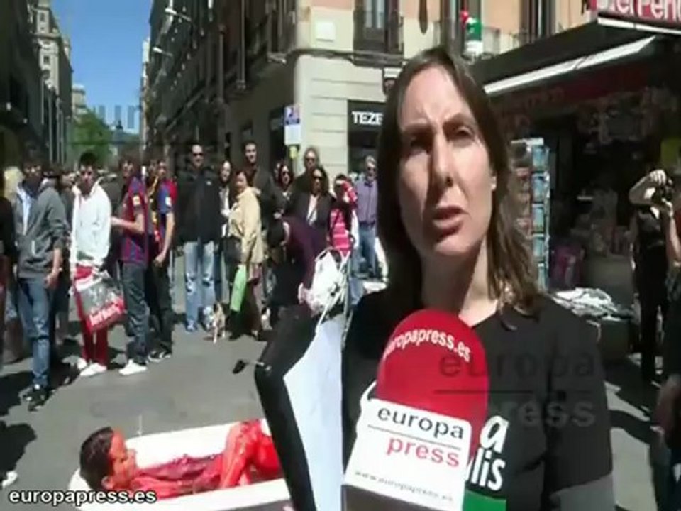 Protestas contra el uso de animales