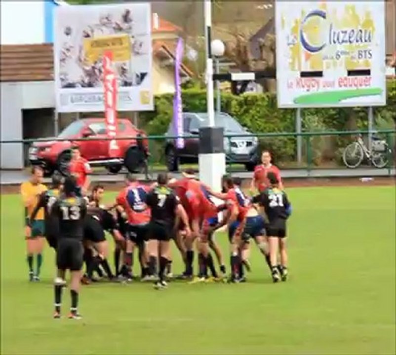 Rugby : victoire de Bergerac face à St Sulpice (avril 2012)