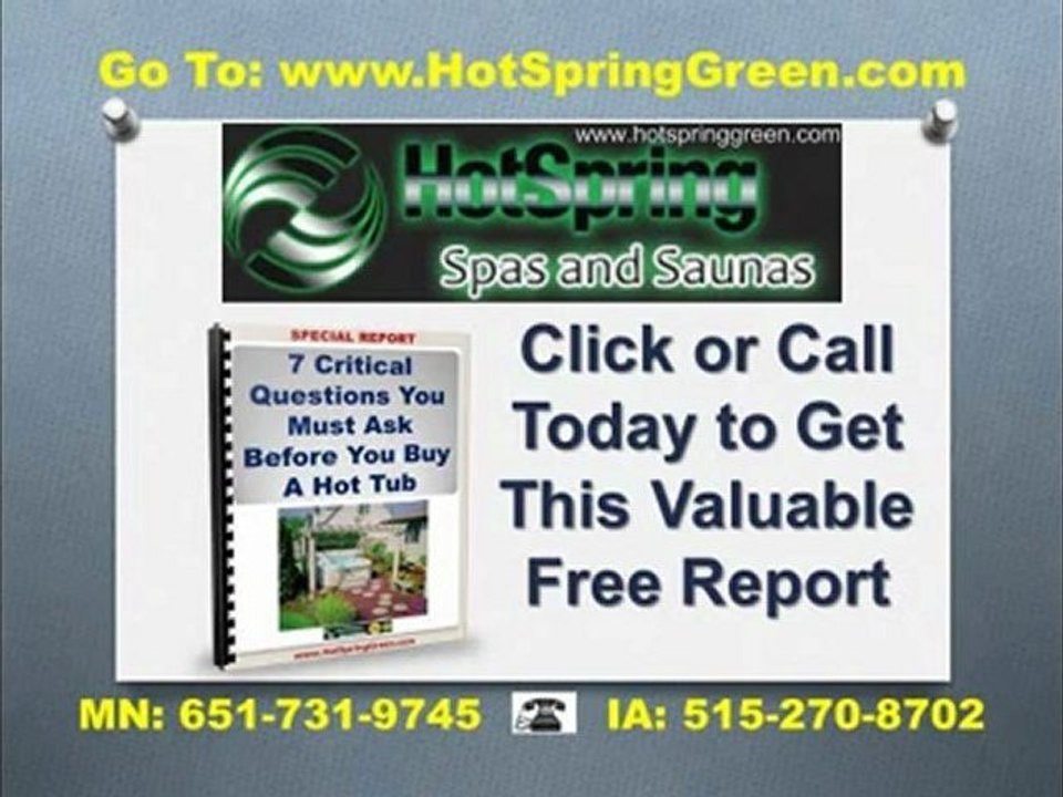 Used Hot Tubs Minneapolis, Clearance Sale 651-731-9745