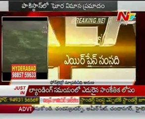 Aircraft crashes near Islamabad's international airport