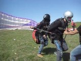 tekirdağ uçmakdere yamaç paraşütü uçuşları tandem  (ikili) 23 nisan 2012