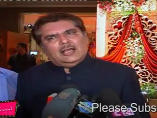 Raza Murad Blesses The Married Couple