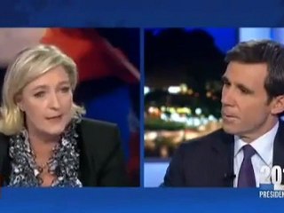 Marine Le Pen - JT 20h France2 23/04/12