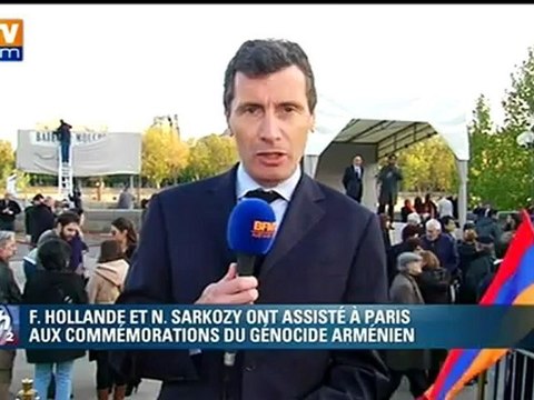 Commmoration du génocide arménien, Hollande et Sarkozy s'évitent