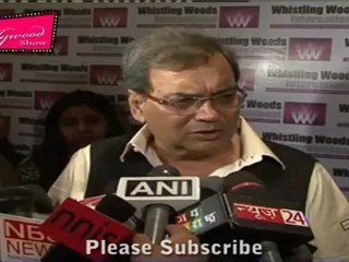 Скачать видео: Film Industry Supports Whistling Woods International - Subhash Ghai