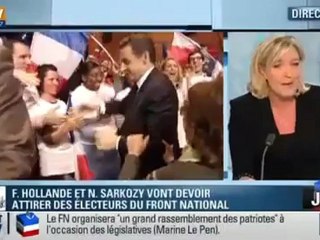 Marine Le Pen. BFM-TV 24 avril 2012