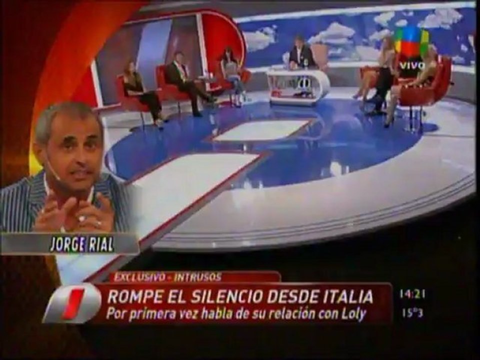 JORGE RIAL BLANQUEA SU RELACIÓN CON LOLY DESDE VENECIA - PARTE III