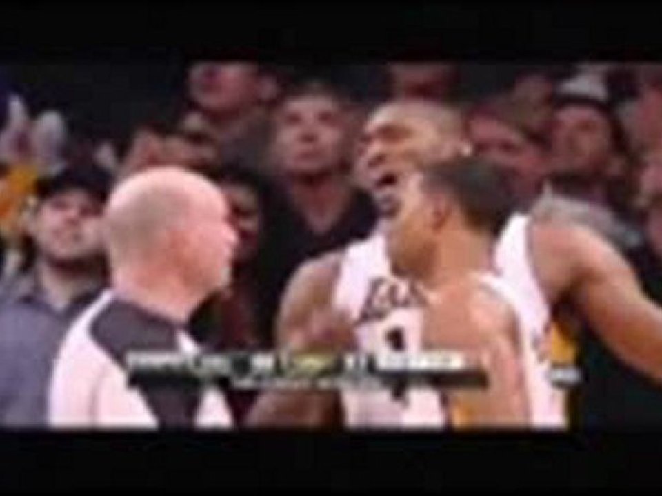 Metta World Peace Elbows James Harden 4_22_2012