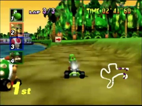 Classic Game Room - MARIO KART 64 for Nintendo 64 review