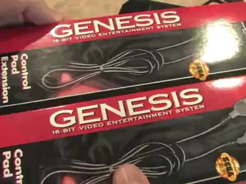 Classic Game Room - SEGA GENESIS CONTROLLER PAD EXTENSION CORD review