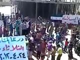فري برس درعا المتاعية مظاهرة ثوار المتاعية في 24 4 2012 Daraa